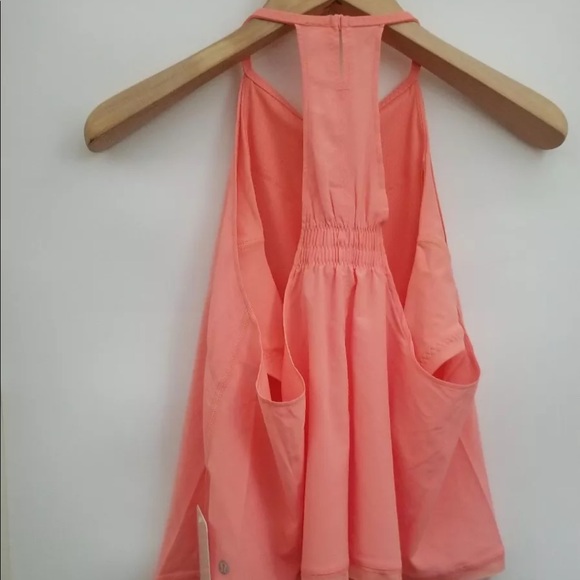NWT Lululemon Free Spirit Top size 10, coral - Picture 5 of 8